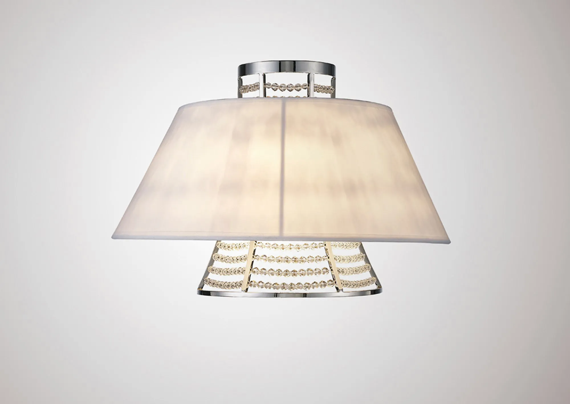 IL30054/WH  Davina Crystal Wall Lamp 2 Light